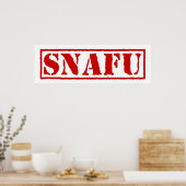 SNAFU POSTER (Küche)