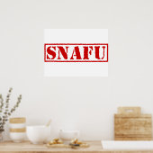 SNAFU POSTER (Küche)