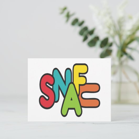 SNAFU POSTKARTE (Stehend Vorderseite)