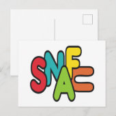 SNAFU POSTKARTE (Vorne/Hinten)