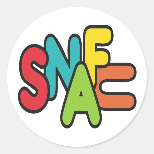 SNAFU RUNDER AUFKLEBER (Vorderseite)