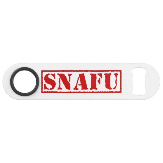 SNAFU SPEED FLASCHENÖFFNER (Vorderseite (Horizontal))