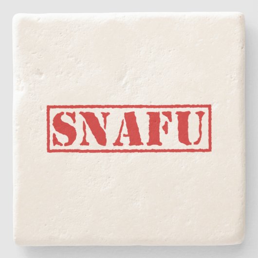 SNAFU STEINUNTERSETZER (Vorderseite)