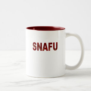 SNAFU ZWEIFARBIGE TASSE