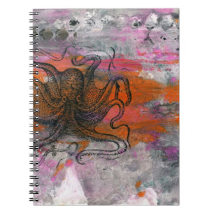 Snaggle die Kraken-Zeitschrift Notizblock