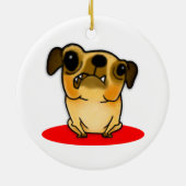 Snaggle Zahn-Mops Keramikornament (Hinten)
