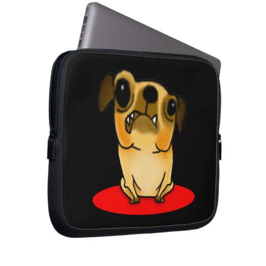 Snaggle Zahn-Mops Laptopschutzhülle (Vorne Rechts)