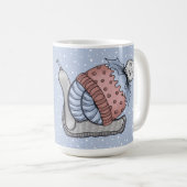Snail behaviour Christmas 2025 Kaffeetasse (VorderseiteRechts)