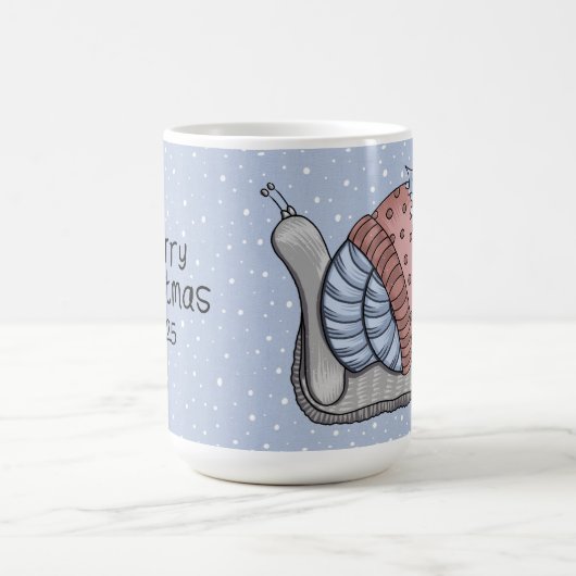 Snail behaviour Christmas 2025 Kaffeetasse (Mittel)