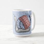Snail behaviour Christmas 2025 Kaffeetasse (VorderseiteRechts)