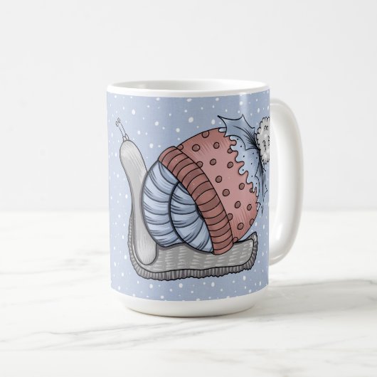 Snail behaviour Christmas 2025 Kaffeetasse (VorderseiteRechts)