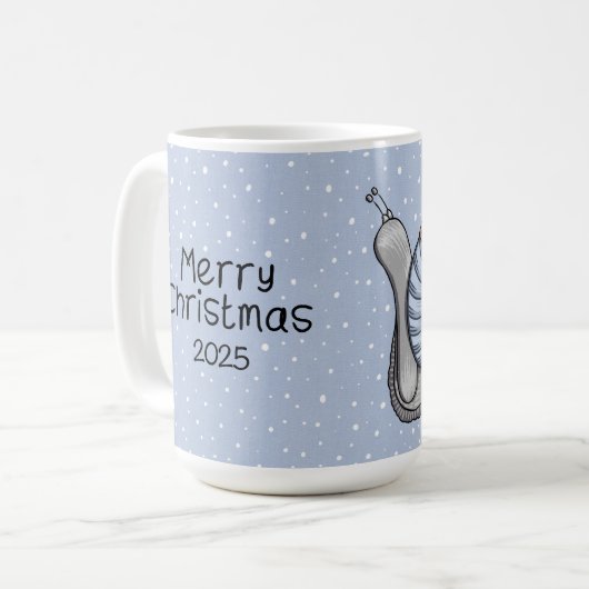 Snail behaviour Christmas 2025 Kaffeetasse (Vorderseite Links)
