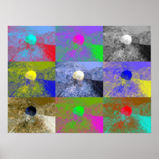 Snail Cepaea Pop Poster