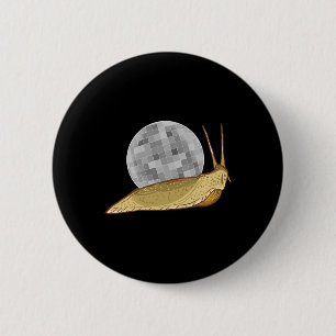 Snail Disco Ball Fantastische Muschel Locarno Button