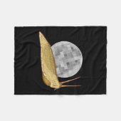 Snail Disco Ball Fantastische Muschel Locarno Fleecedecke (Vorderseite (Horizontal))