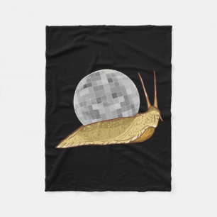 Snail Disco Ball Fantastische Muschel Locarno Fleecedecke