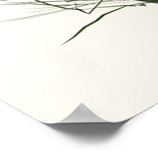 Snail Dragonfly Waterdrop Abstrakt Poster (Ecke)