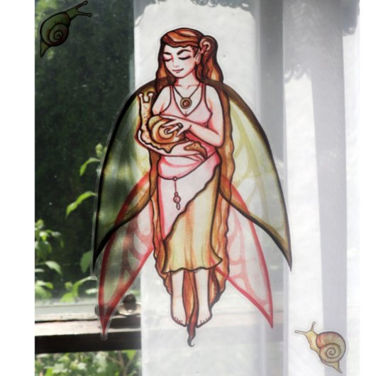 Snail Fairy Aufkleber
