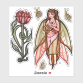 Snail Fairy Aufkleber (Blatt)