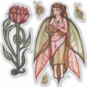 Snail Fairy Aufkleber (Vorderseite)