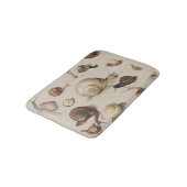 Snail Garden Haustier Gastropod Seven Lug Botanisc Badematte (Schrägansicht)