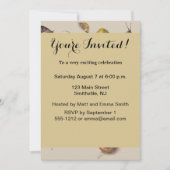 Snail Garden Haustier Gastropod Seven Lug Botanisc Einladung (Vorderseite)