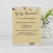 Snail Garden Haustier Gastropod Seven Lug Botanisc Einladung (Stehend Vorderseite)