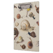 Snail Garden Haustier Gastropod Seven Lug Botanisc Klemmbrett (Links)
