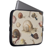 Snail Garden Haustier Gastropod Seven Lug Botanisc Laptopschutzhülle (Vorne Rechts)
