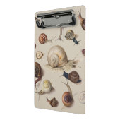 Snail Garden Haustier Gastropod Seven Lug Botanisc Mini Klemmbrett (Gewinkelt2)