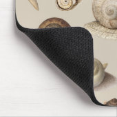 Snail Garden Haustier Gastropod Seven Lug Botanisc Mousepad (Ecke)