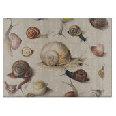 Snail Garden Haustier Gastropod Seven Lug Botanisc Schneidebrett (Vorderseite)
