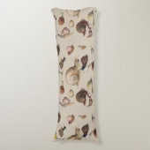 Snail Garden Haustier Gastropod Seven Lug Botanisc Seitenschläferkissen (Vorderseite Vertikal)