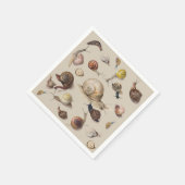 Snail Garden Haustier Gastropod Seven Lug Botanisc Serviette (Ecke)