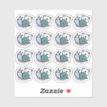 Snail Happy Mail Custom-Cut Vinyl Sticker