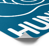 Snail Hunter, Funny, Jokes, Sarcastic  Poster (Ecke)