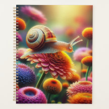 Snail Journal mit Blume