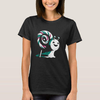 Snail Lollipop - Funny Graphic 2 in 1 Snail Lolly T-Shirt