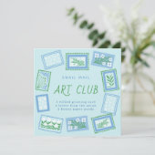 snail mail art club einladung (Stehend Vorderseite)