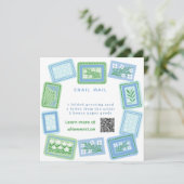 snail mail art club einladung (Stehend Vorderseite)