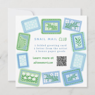 snail mail art club einladung