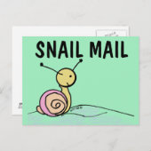 SNAIL MAIL ART POSTCARD POSTKARTE (Vorne/Hinten)