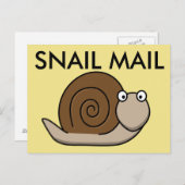 SNAIL MAIL Funny Postkarten (Vorne/Hinten)