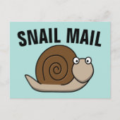 SNAIL MAIL Funny Postkarten (Vorderseite)