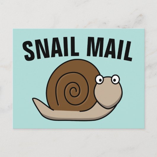 SNAIL MAIL Funny Postkarten (Vorderseite)