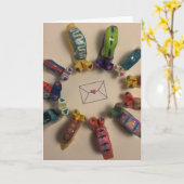 Snail mail hallo karte (Gelbe Blume)