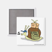 Snail Mail Magnet (Vorderseite/Rückseite)