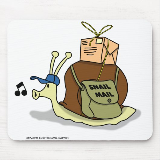 Snail mail Mousepad (Vorne)