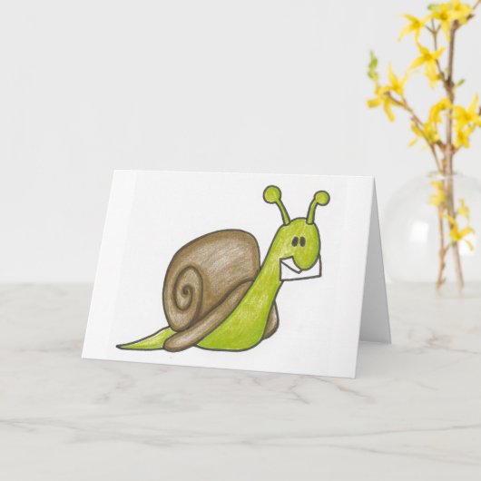 Snail mail Notecards Karte (Gelbe Blume)