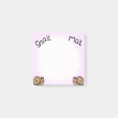 Snail mail post-it klebezettel (Vorderseite)